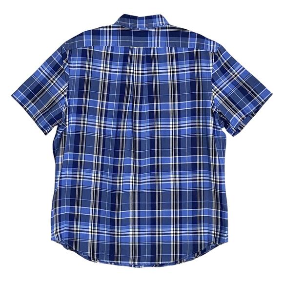 Polo Ralph Lauren Shirt Men's Medium Classic Fit Button-Down Blue Plaid NEW - Picture 6 of 12
